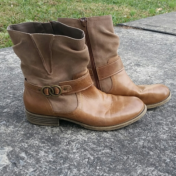 Tara M Shoes - Tara M Hera Slouchy Leather Harness Ankle Boots